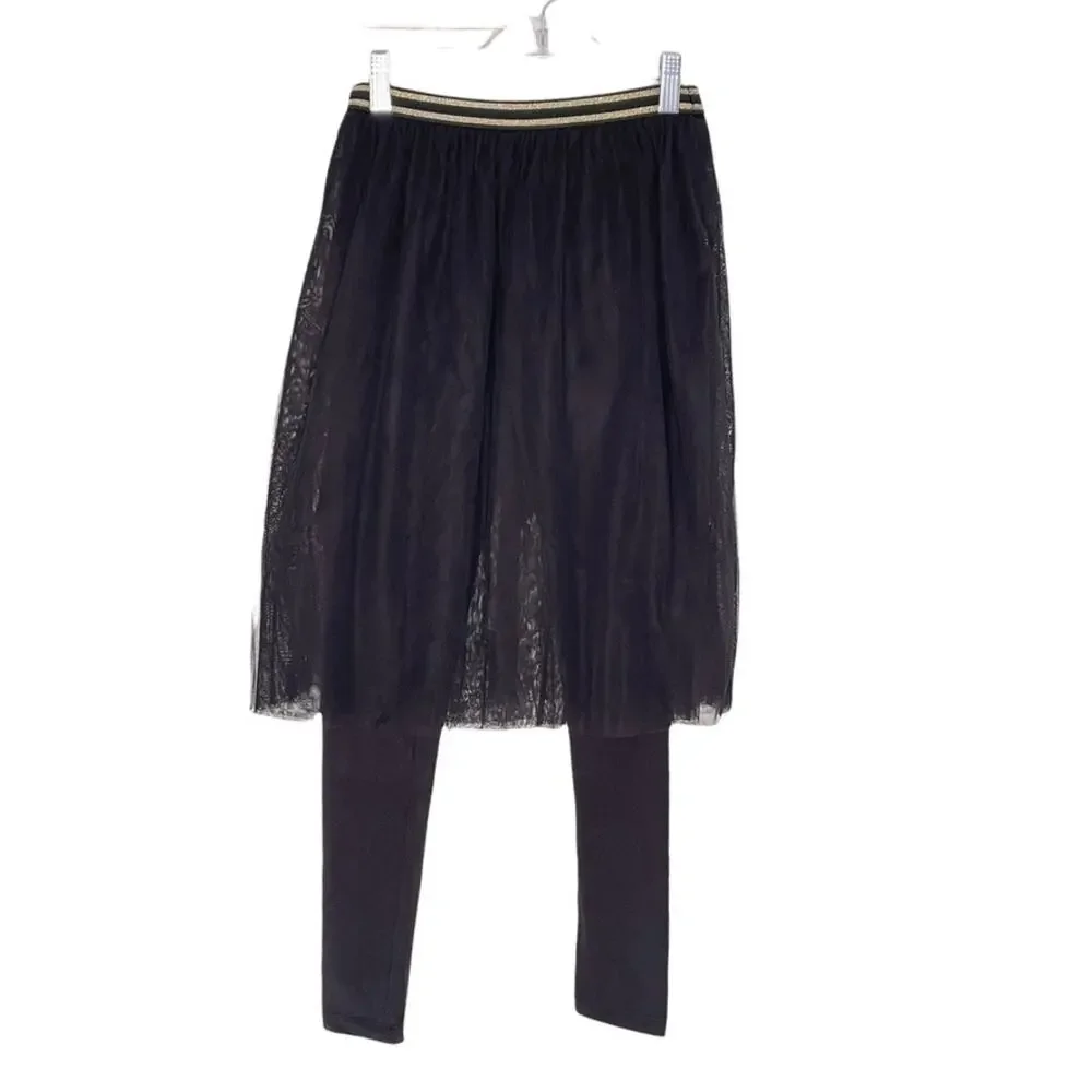 Gymboree Tulle Skirt Over Leggings One Piece Large 10/12